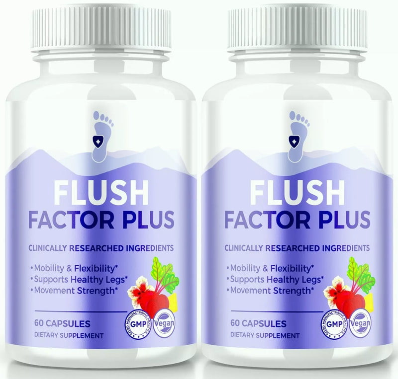 Flush Factor Plus Supports Mobility, Flexibility & Enhance Strength 60 Capsules