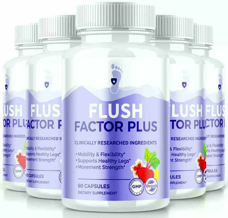 Flush Factor Plus Supports Mobility, Flexibility & Enhance Strength 60 Capsules