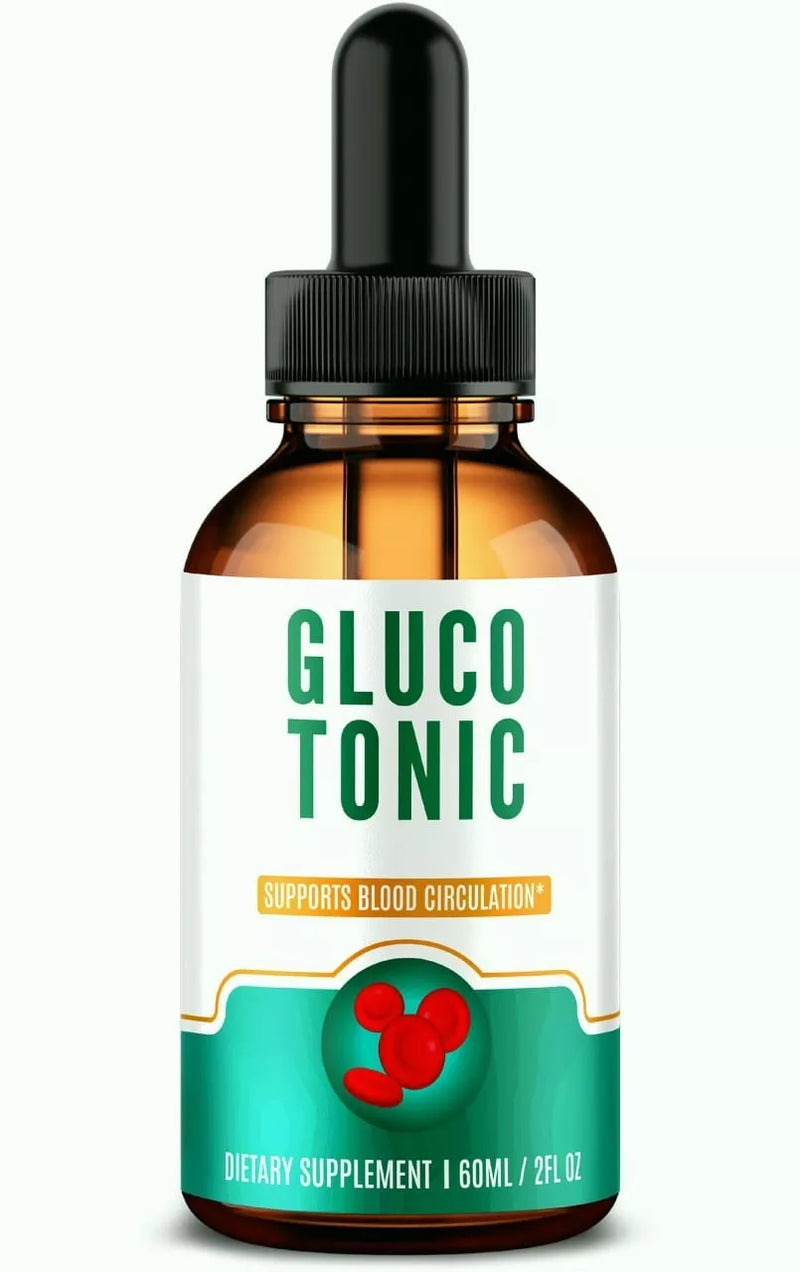 Gluco Tonic Blood Support Formula Drops Advanced Vitamin Supplement