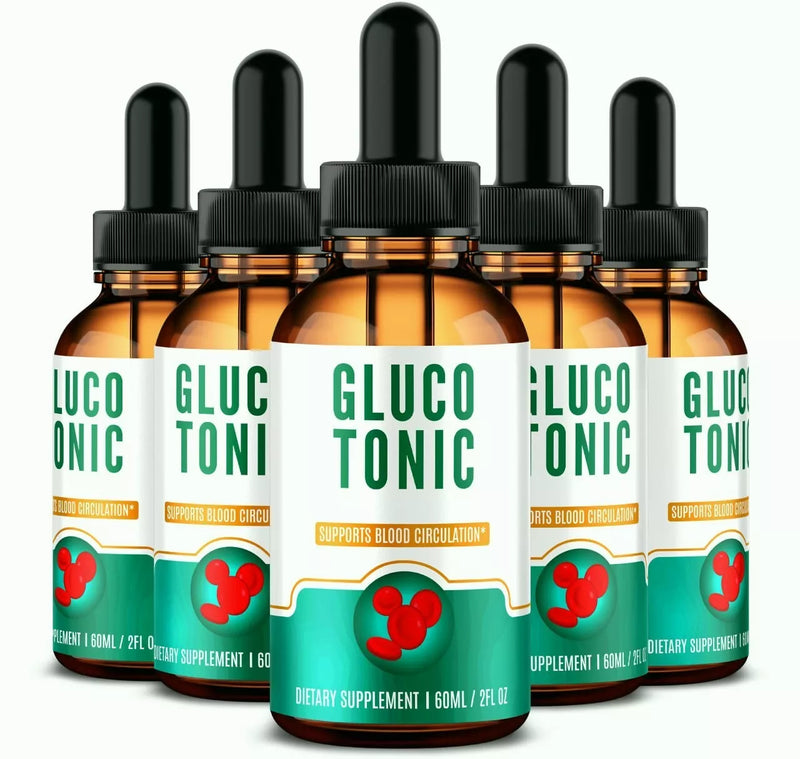 Gluco Tonic Blood Support Formula Drops Advanced Vitamin Supplement