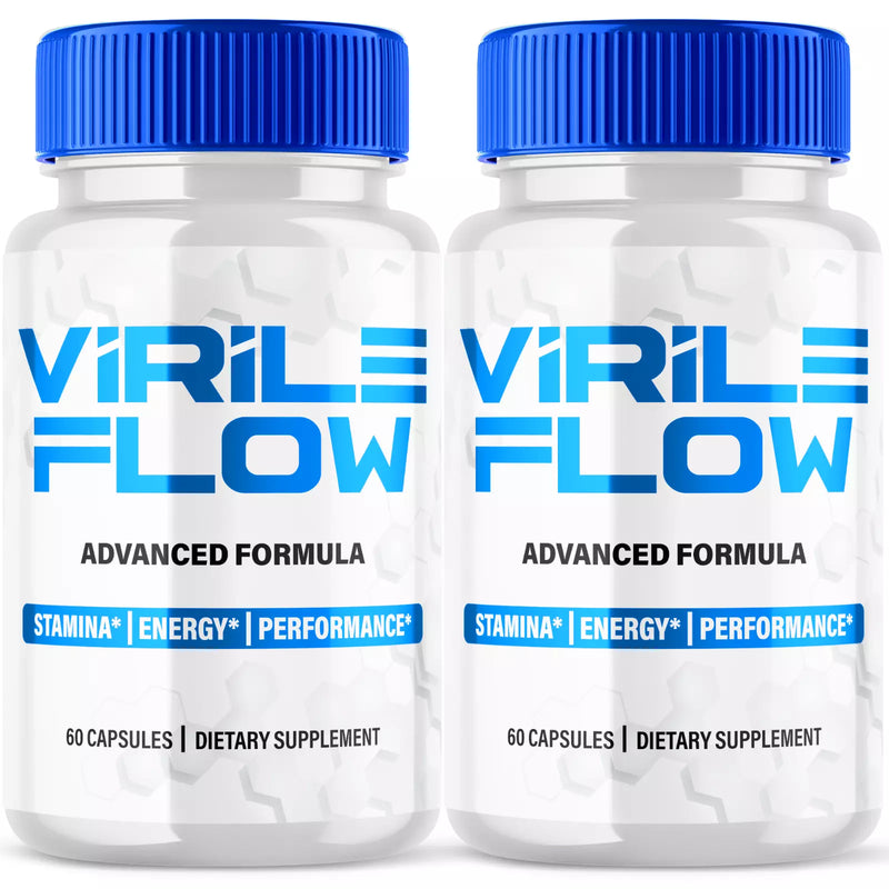 Virile Flow for Men Advanced Performance Supplement Male Health 180 Capsules