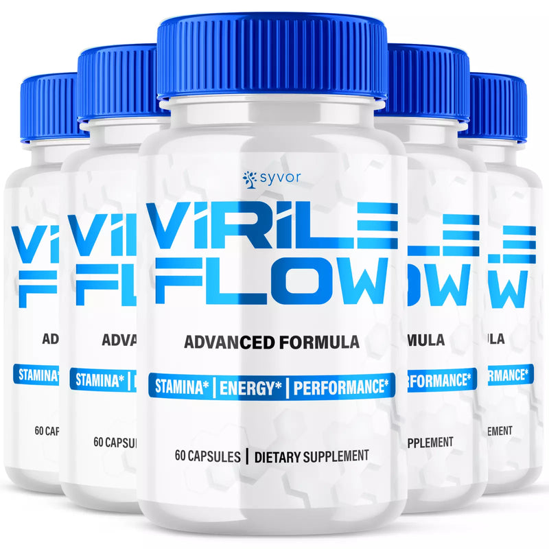 Virile Flow for Men Advanced Performance Supplement Male Health 180 Capsules