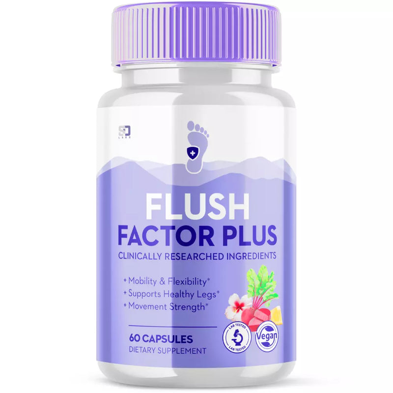 Flush Factor Plus Supports Mobility, Flexibility & Enhance Strength 60 Capsules